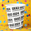 Search for graduation paper cups Black and white