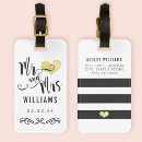 Search for honeymoon luggage tags Modern