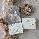 Search for postcards wedding invitations Modern monogrammed folded marriage