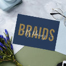 Search for braider business cards Modern