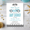 Search for racing baby shower invitations Race car
