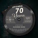 Search for rock invitations Black and white
