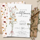 Search for summer baby girl shower invitations Little wildflower