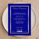 Search for blue high school reunion invitations Blue and gold
