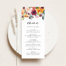 Search for fall wedding menus Watercolor