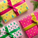 Search for neon christmas wrapping paper Bright