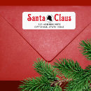 Search for christmas north pole return address labels Red and white