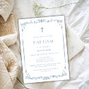 Search for vintage christening invitations Boy baptism