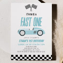 Search for cars 1st birthday invitations Boy