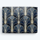 Search for art wrapping paper Blue and gold