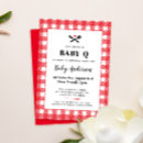 Search for red and white gingham invitations Plaid