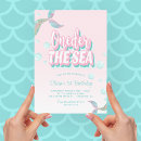 Search for oneder the sea invitations Our little mermaid