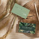 Search for leafs business cards Green