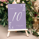 Search for lavender table cards Boho