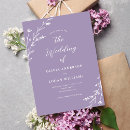 Search for purple fall wedding invitations Floral