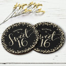 Search for 16 coasters Gold glitter