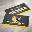 Search for professional painting contractors business cards Decorator
