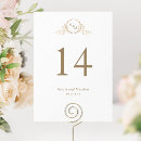 Search for monograms table cards Elegant