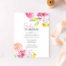 Search for floral open house invitations Watercolor