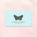 Search for butterfly logo business cards Aesthetician