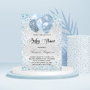 Search for luxury baby shower invitations Silver