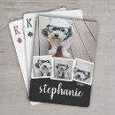 Search for black and white playing cards Photo collage