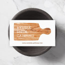 Search for cutting board business cards Catering