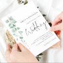 Search for elegant eucalyptus wedding invitations Modern