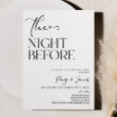 Search for hearts rehearsal dinner invitations The night before