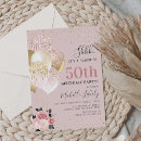 Search for girly 50th birthday invitations Fifty