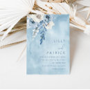 Search for blue watercolor invitations Floral