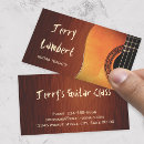 Search for guitarist business cards Teacher