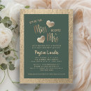 Search for emerald green hearts invitations For her
