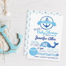 Search for watercolor whale baby shower invitations Anchor