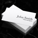 Search for plain business cards White