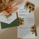 Search for boho sunflowers wedding invitations Bohemian