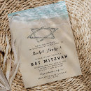 Search for beach bar bat mitzvah invitations Ocean