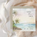 Search for palm tree save the dates Ocean