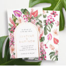 Search for rose gold leaf invitations Watercolor floral
