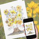 Search for watercolor get well cards Yellow