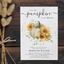 Search for pumpkins and sunflowers invitations Gender neutral