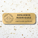 Search for gold name tags Promotional items