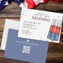 Search for fourth of july birthday invitations Watercolor