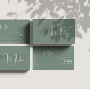 Search for green business cards Minimal