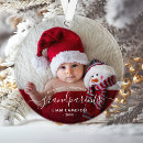 Search for baby 1st christmas tree decorations Script