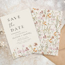 Search for floral wedding save the dates Wildflower