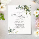 Search for back 4x5 invitations Watercolor floral foliage
