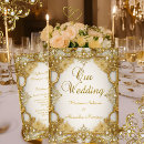 Search for cream and gold wedding invitations Elegant
