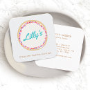 Search for cookies business cards Dessert