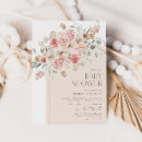 Search for blush floral baby shower invitations Boho